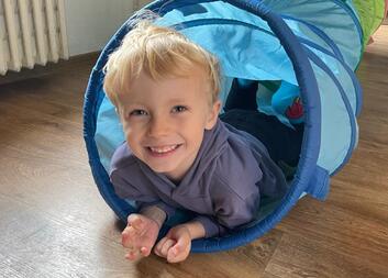 Pobyt rodin z rané péče provázelo prasátko Pepa